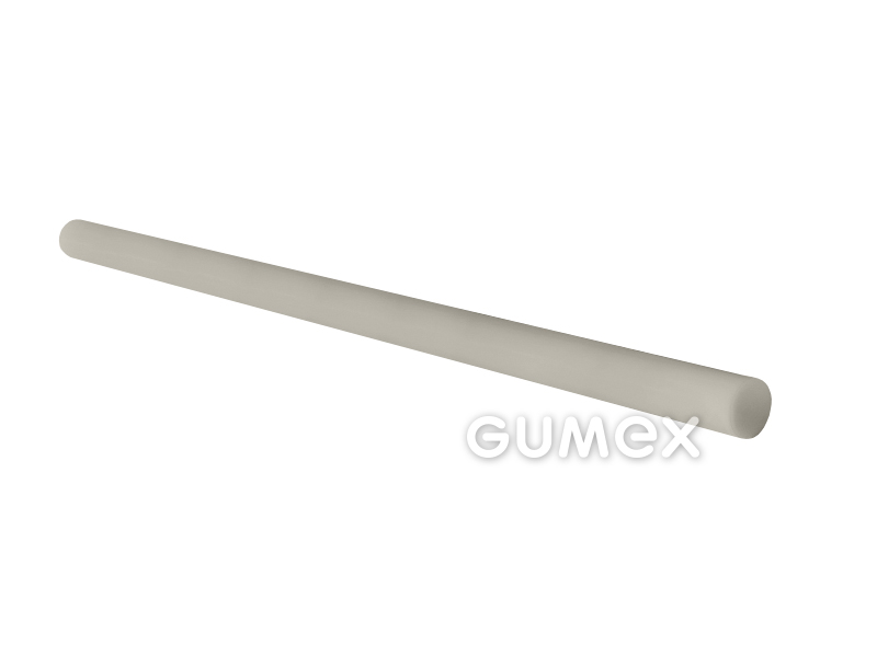 Polypropylenstab, 20mm (20,2-21,2mm), Länge 2000mm, 76°ShD, PP, +5°C/+100°C, grau, 